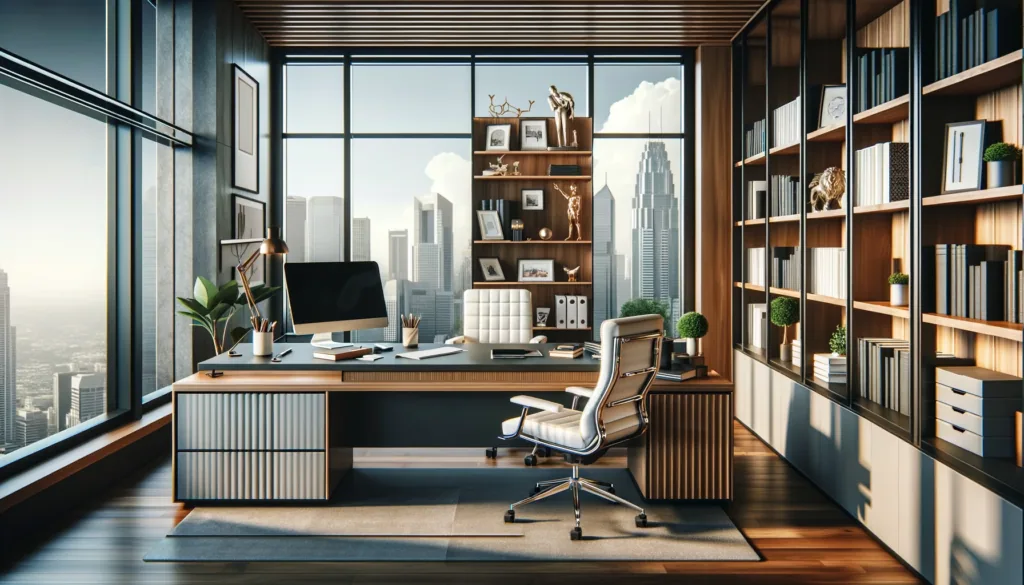 backoffice in einem coworking space errichten
