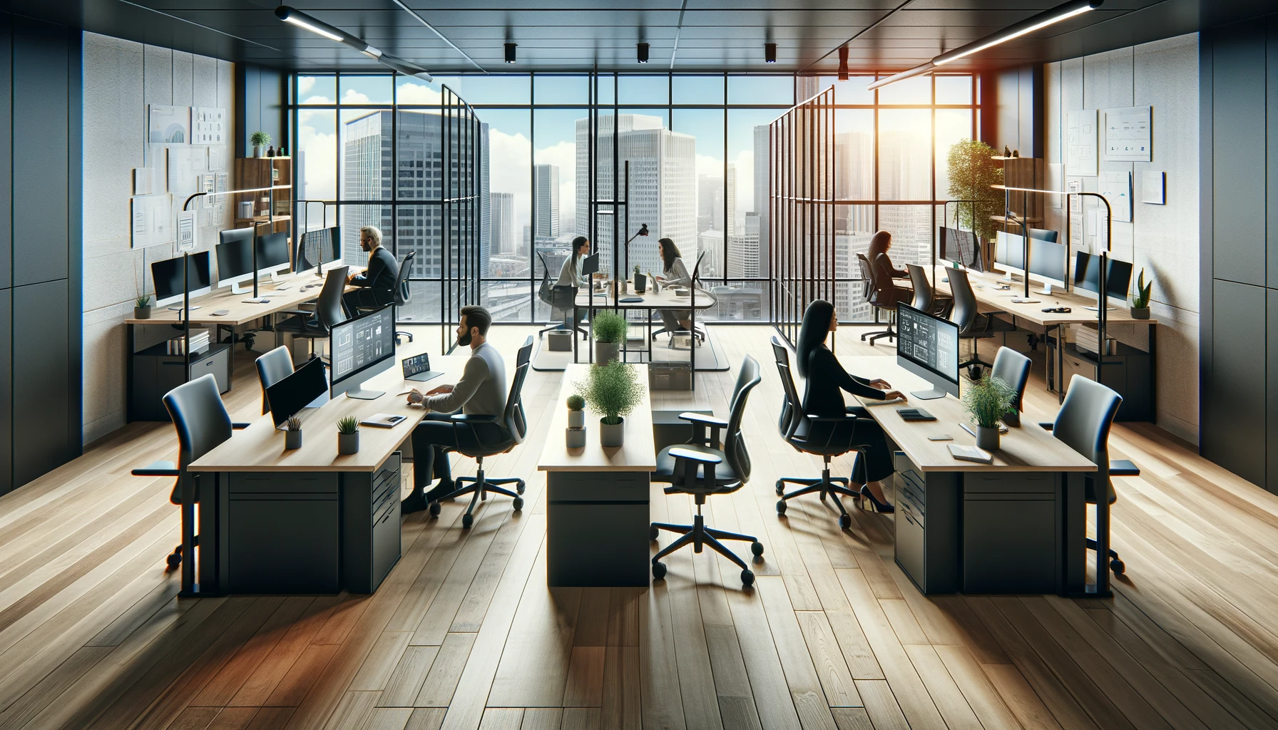 Hybrides Arbeiten im Coworking Space für maximale Produktivität