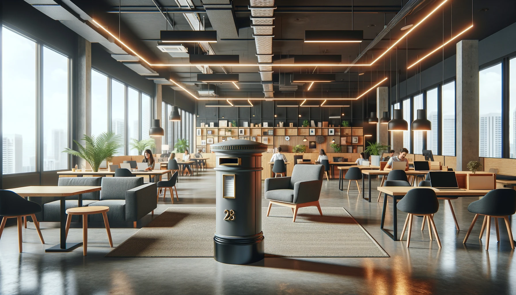 Postbox im Coworking Space