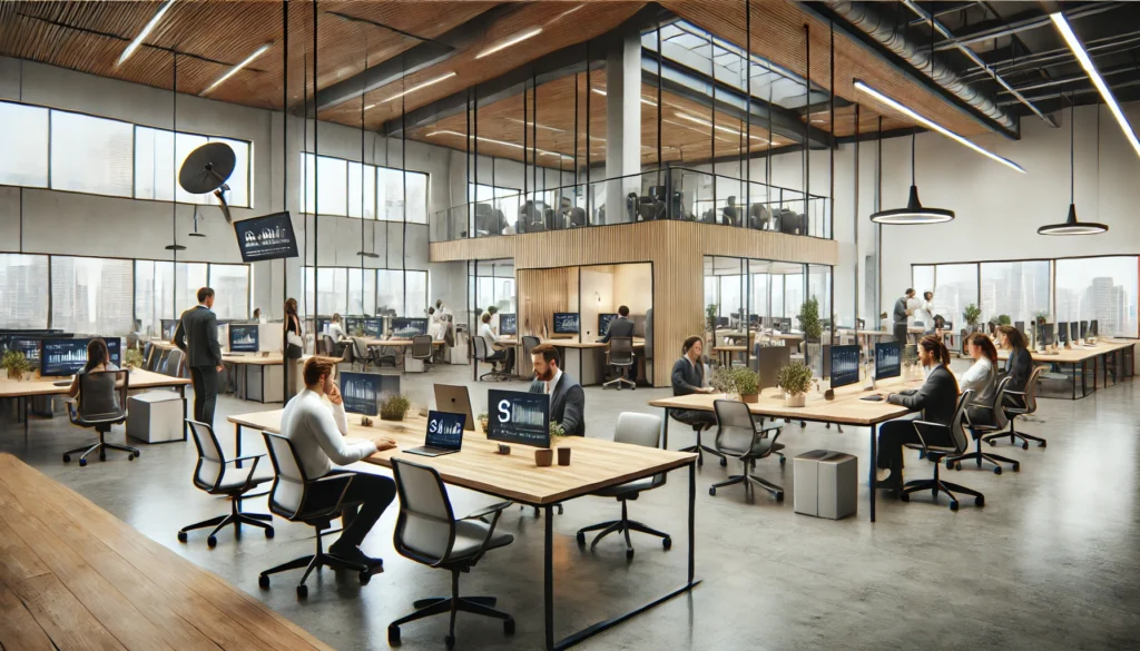 satellitenbueros coworking spaces hybrides arbeiten arbeitsmodell 1