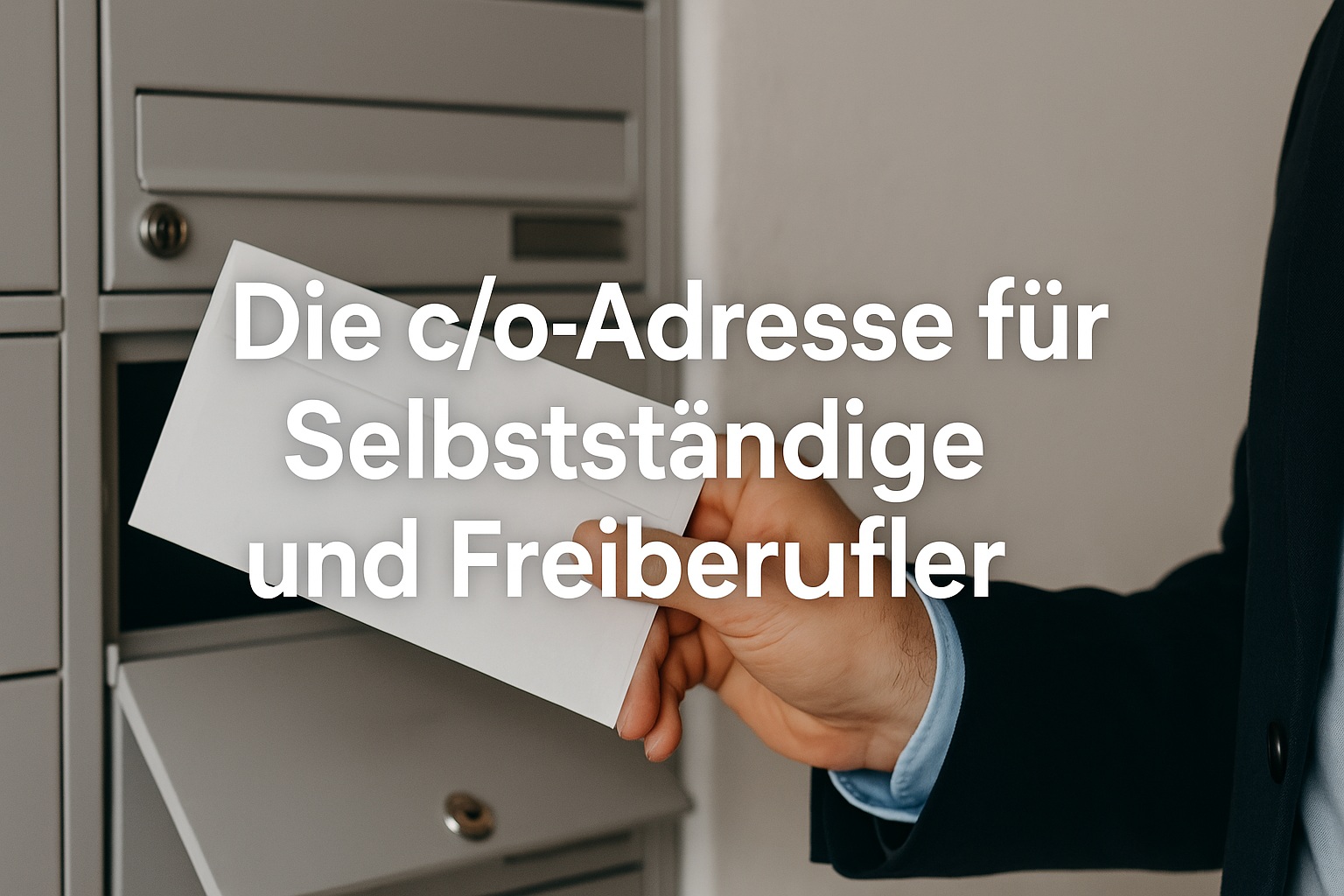 Die c/o-Adresse für Selbstständige und Freiberufler