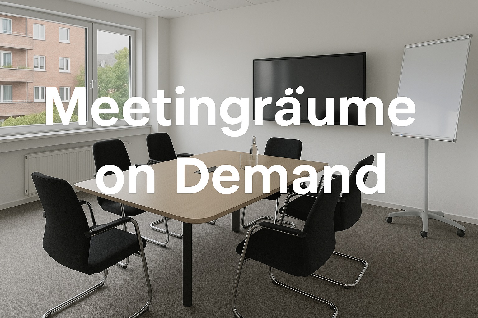Mehr Eindruck, weniger Miete: Meetingräume on Demand