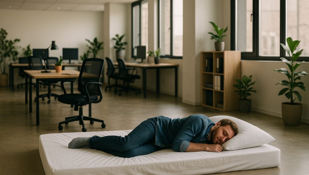 Darf man in Coworking Spaces wohnen? Erfahre die skurrilsten Anfragen, was wirklich erlaubt ist und warum Coworking Spaces keine Wohnalternative sind.