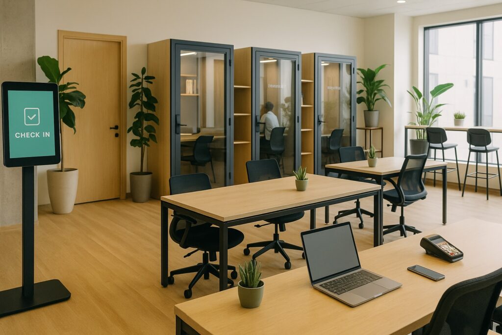 Coworking per Minute? Wie „Pay per Flow“ die Arbeitswelt verändert 2 Mit dem Modell „Pay per Flow“ zahlen Nutzer:innen nur für die Zeit und Leistungen, die sie tatsächlich in Anspruch nehmen – minutengenau, flexibel und transparent.