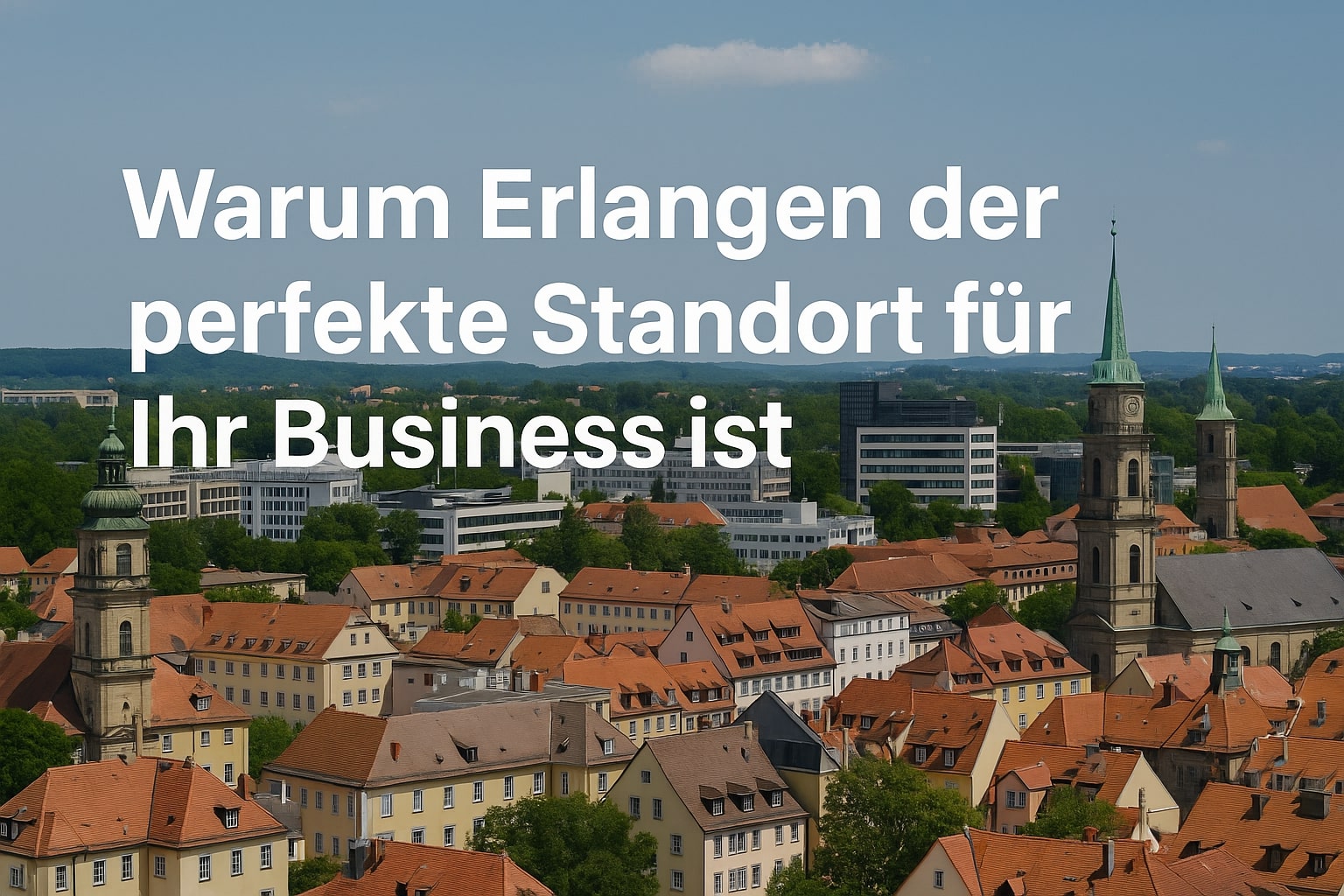 Warum Erlangen der perfekte Standort für Ihr Business ist