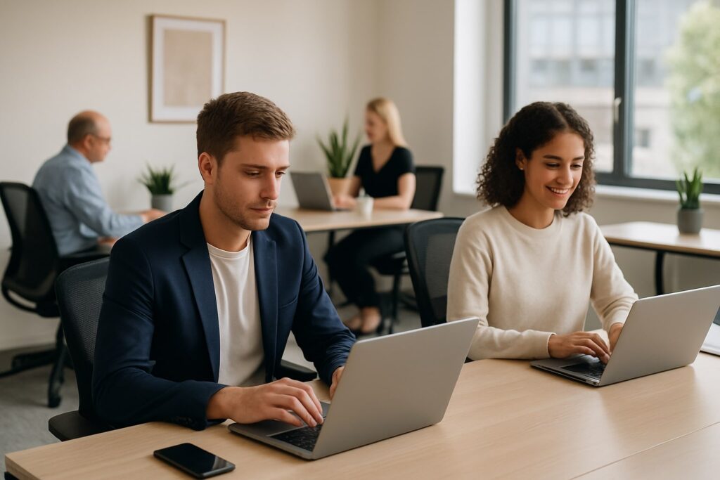Ein möbliertes büro im cowone hat viele vorteile