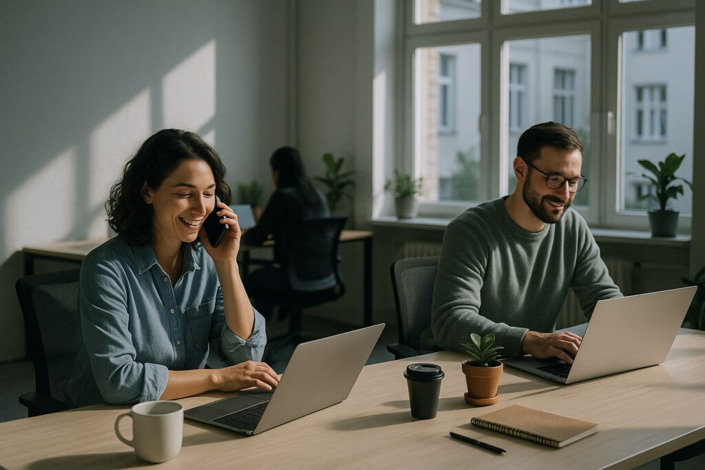 Dein Business, dein Rhytmus: Wie Coworking dir zu mehr Work-Life-Balance verhilft 2 Wenn du in Neuss oder Umgebung lebst und eine bessere Work-Life-Balance suchst, bietet CowOne die ideale Lösung