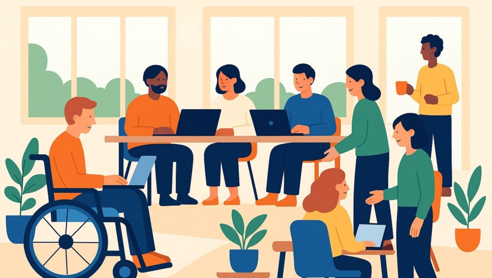 Dieser Artikel zeigt warum barrierefreie Coworking‑Spaces wichtig sind