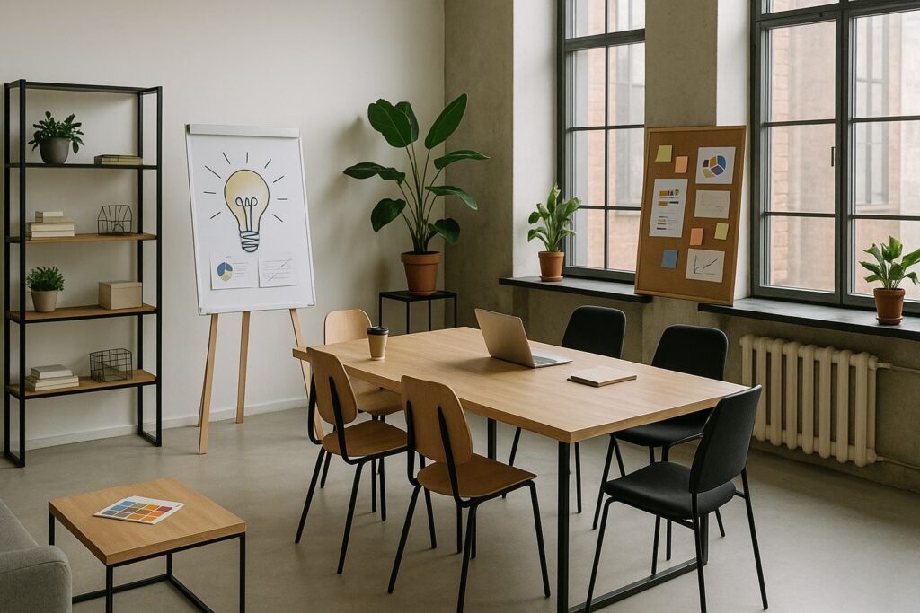 Entdecke 5 psychologische Tricks wie Coworking deine Kreativitaet steigert und neue Ideen sprudeln laesst – sofort umsetzbar