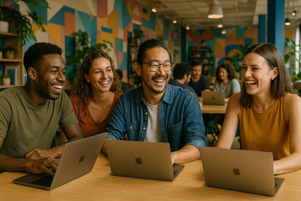 Entdecken Sie, wie Coworking-Spaces digitale Nomaden befähigen, weltweit produktiv zu arbeiten. Von Bali bis Berlin Finden Sie das perfekte Remote-Office-Erlebnis.