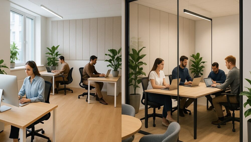 Coworking-Fläche berechnen Wie viele qm pro Person sind ideal Richtwerte, Formel, Beispiele und Fehler, die Sie vermeiden sollten. Jetzt planen!