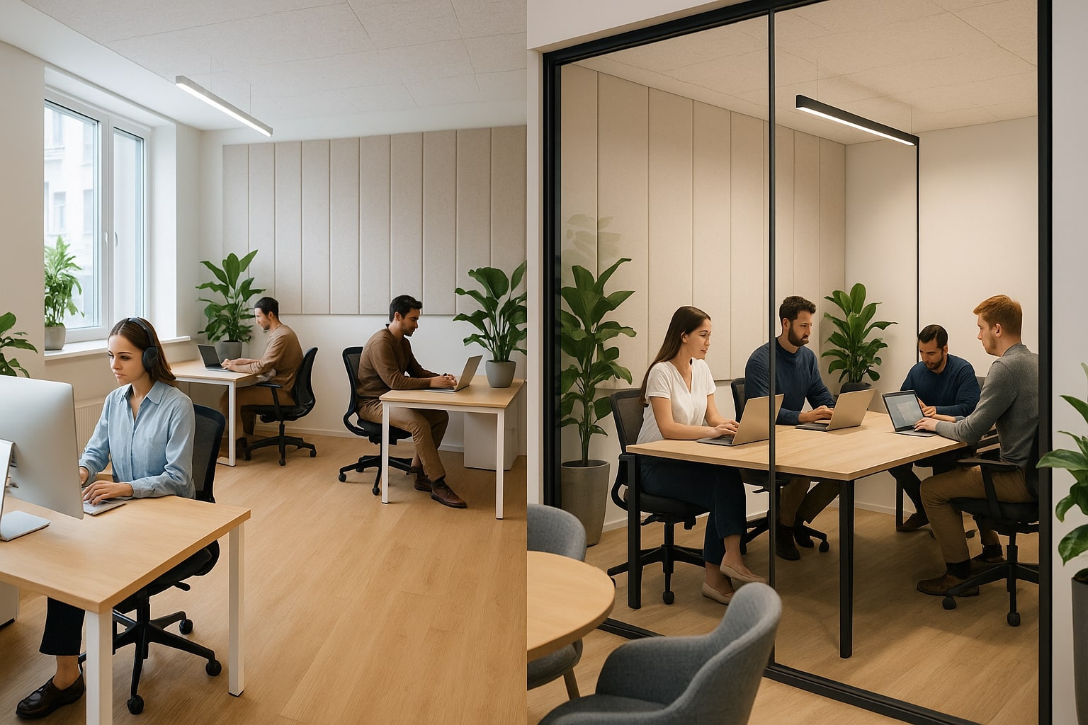 Die ideale Bürofläche berechnen: Wie viele qm pro Person im Coworking?