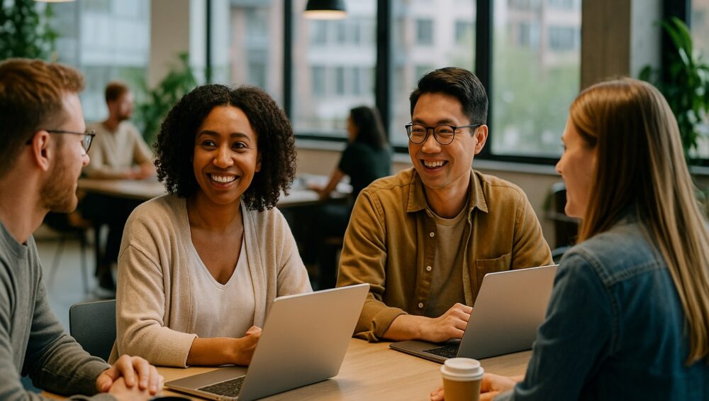 Coworking ist die Zukunft überregional arbeiten, flexibel buchen, vernetzt bleiben. Connected Spaces stellen den Menschen ins Zentrum der Arbeit.