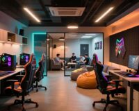 Coworking und E-Sports Entdecke Gaming-Hubs, die High-End-Hardware mit professionellen Workspaces verbinden. Die Zukunft der Gaming-Branche beginnt jetzt.