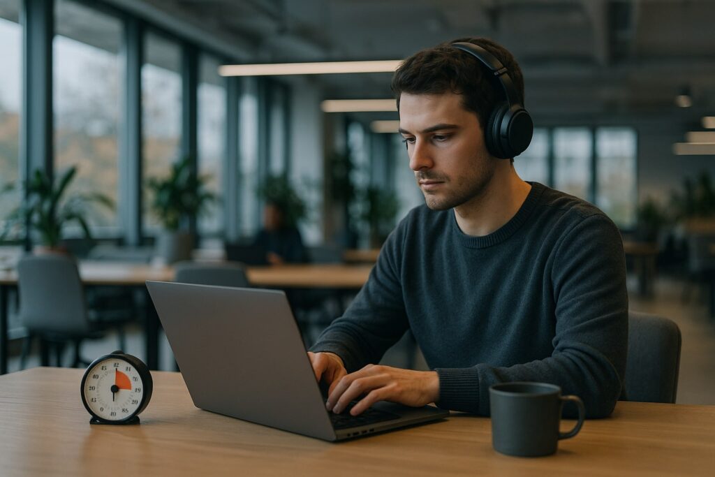 So nutzt du Pomodoro im Shared Space
