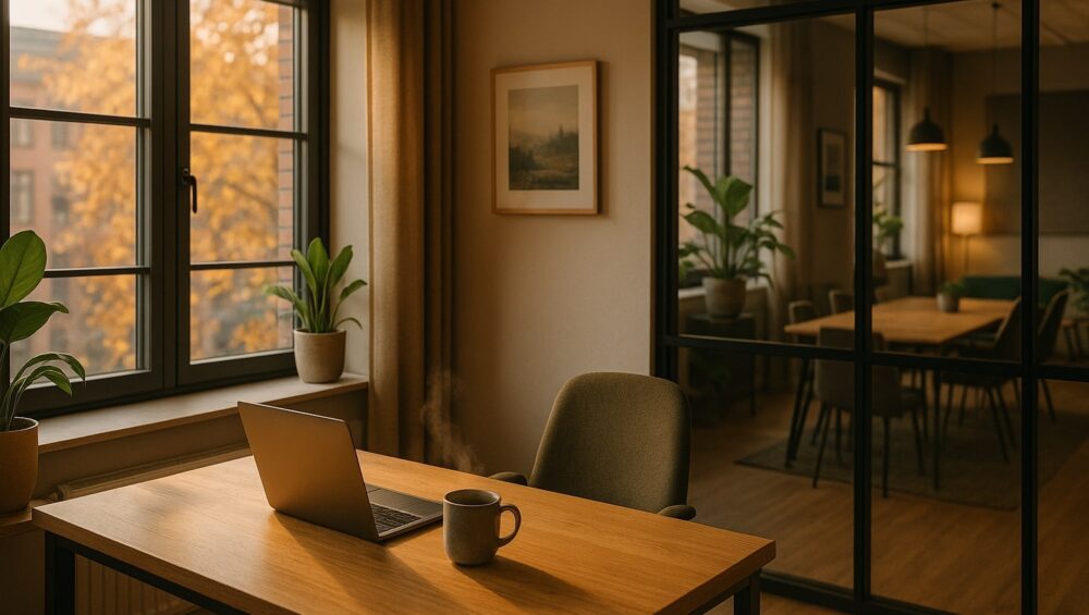 Coworking vs. eigenes Büro Eine ehrliche TCO-Rechnung inklusive Praxisbeispiel, Checkliste und Break-even-Analyse. So sparen kleine Teams sofort Liquidität und reduzieren Risiko.