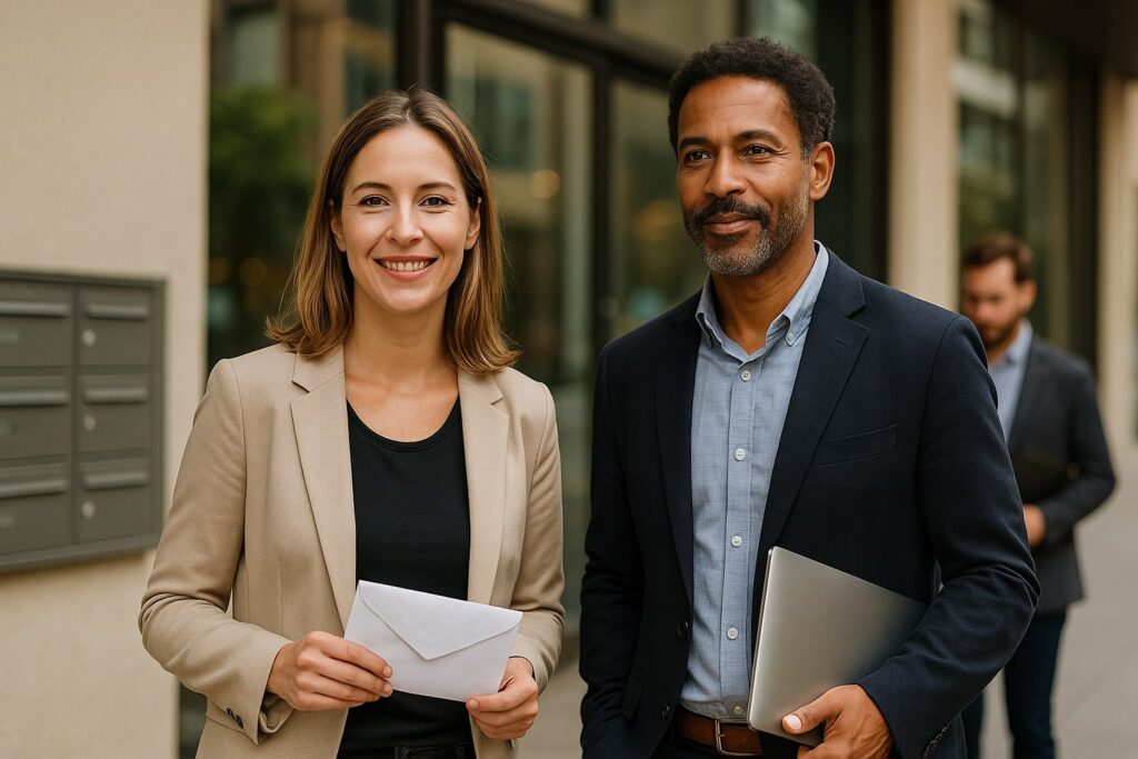 Geschäftsadresse mieten: Freiberuflich & nebenberuflich gründen – wann lohnt es sich? 2 Geschaeftsadresse mieten fuer Freiberufler Nebenberufler ladungsfaehige Anschrift Impressum Postscan Kosten erklaert. Vorteile Pakete Anbieterwahl. Sofort 1