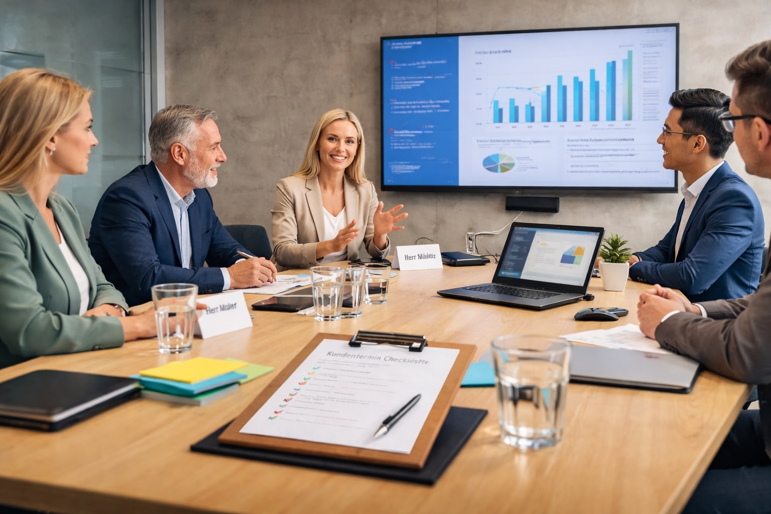 Checkliste: Der perfekte Kundentermin im Meetingraum