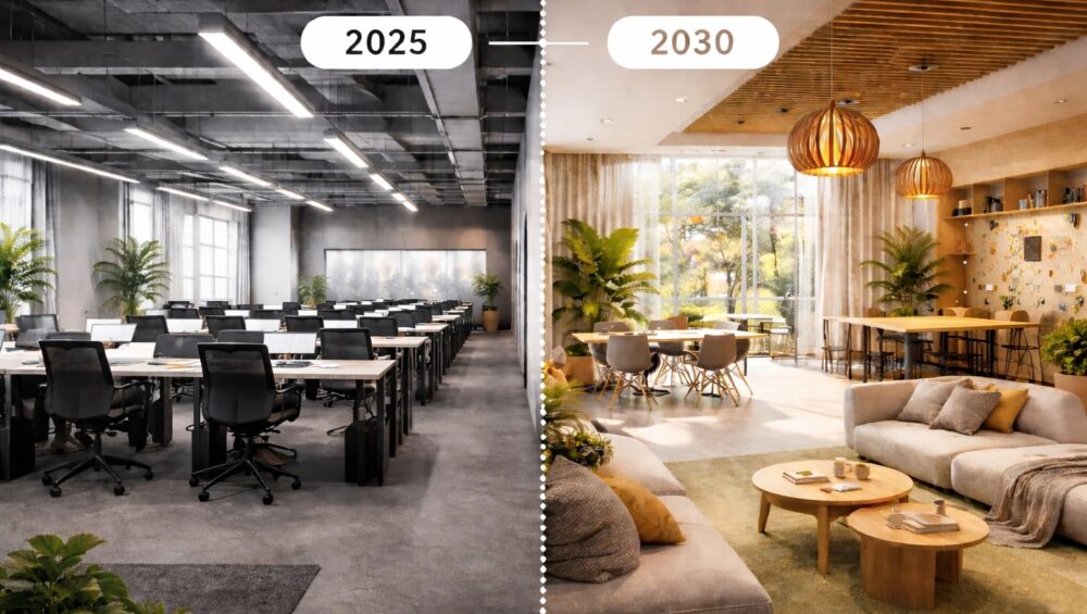 Gen Alpha verändert Coworking ab 2030 grundlegend – nachhaltiger, sozialer, menschlicher 1 Coworking ab 2030 neu gedacht Wie Gen Alpha Arbeit, Räume und Nachhaltigkeit verändert – persönlicher, flexibler und sozialer als je zuvor.