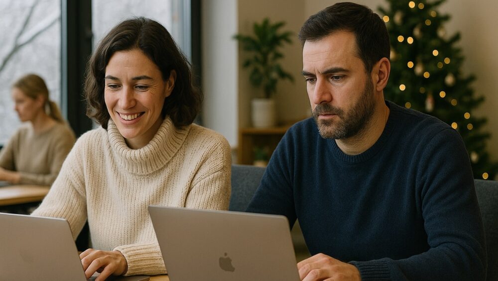Coworking für Eltern in der Weihnachtszeit 1 Entdecken Sie, warum Coworking für Eltern in der Weihnachtszeit entlastet mehr Fokus, weniger Stress und mehr Zeit für die Familie. Ideal für Dezember.
