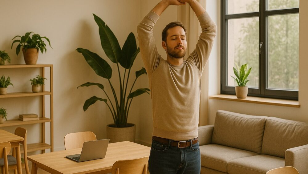 Mini-Mindfulness-Breaks: So nutzt du 10 Minuten im Coworking Space für effektiven Stressabbau 4 Mini-Mindfulness-Breaks im Coworking Mit 10-Minuten-Pausen Stress abbauen, Fokus stärken und im Dezember entspannter arbeiten. Ideal für Work-Life-Balance.