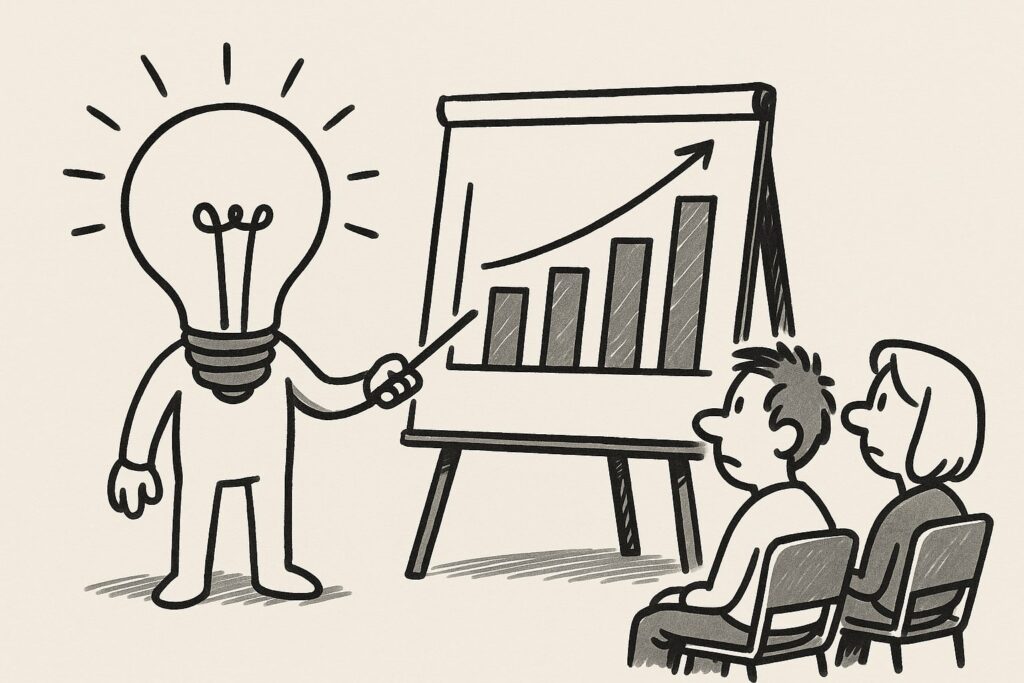 Pitch-Deck Basics So bauen Sie eine klare Story, vermeiden typische Fehler und bekommen in Coworking-Communities schnelles Feedback, das Ihr Deck verbessert.