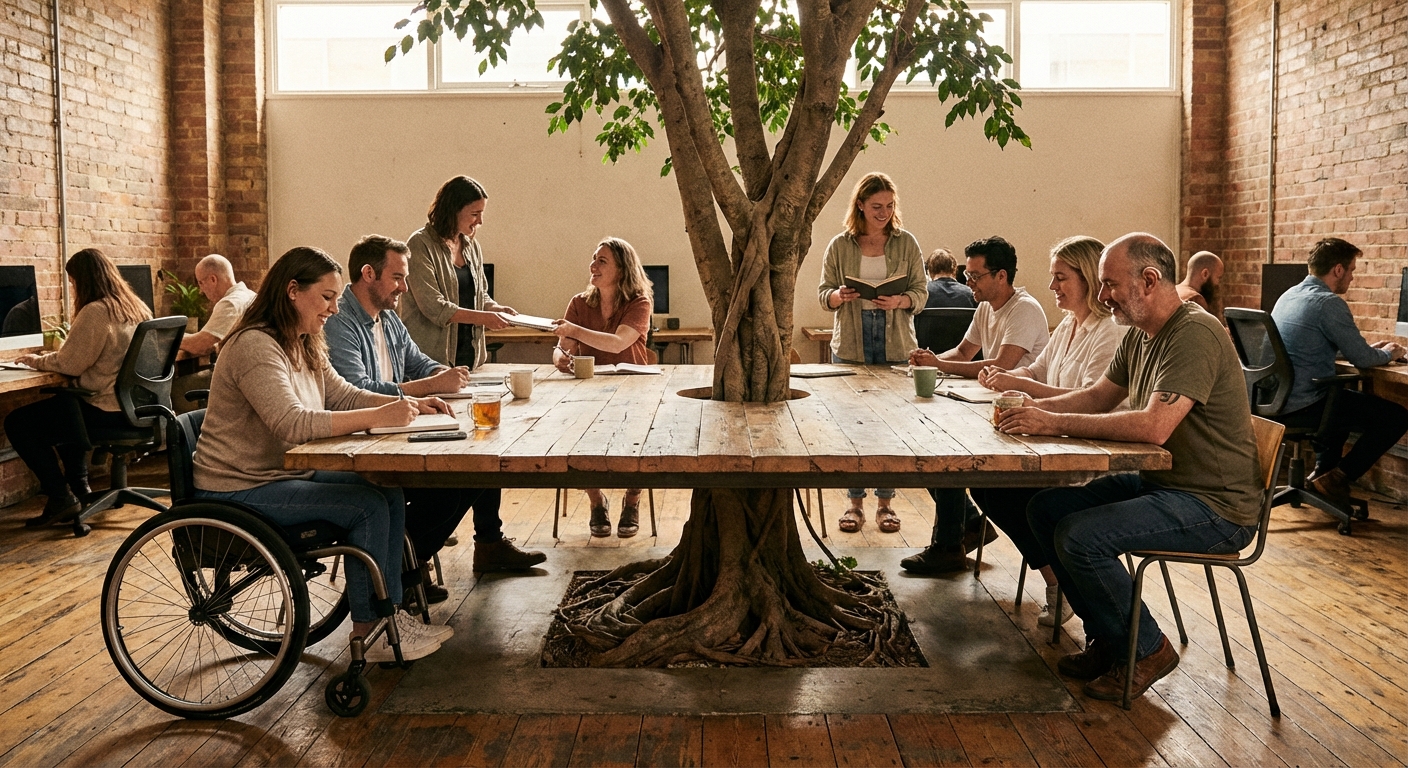Warum inklusive Kultur Coworking mehr Produktivität bringt als teure Design-Features — wie Sie inklusives Studio- und Community-Design jetzt skalieren