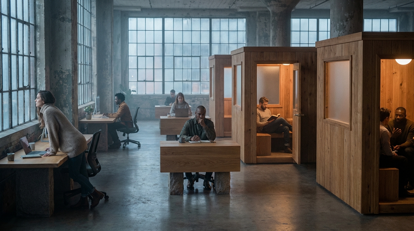 5 unterschätzte Prognosen zur Privatsphäre am Arbeitsplatz: Warum flexible Möbel, Raum‑in‑Raum und freistehende Workstations Ihre Flächennutzung verändern werden